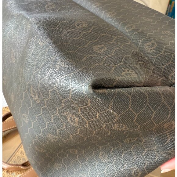 SOLD- Authentic CHRISTIAN DIOR Honeycomb Monogram Tote - Picture 9 of 16